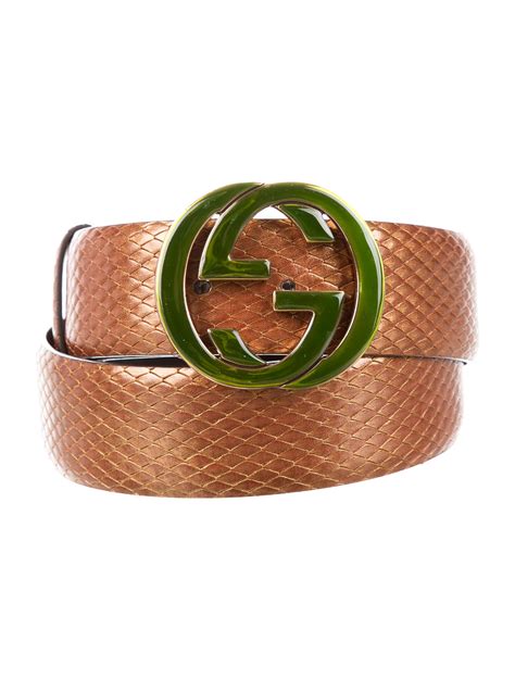 gucci belt snakeskin with line|gucci snake belt men's.